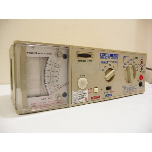 HIOKI 8203-4 Micro Hi Corder Voltage and Current Data Acquistion  (14 Days Warrenty on Entire Stock)